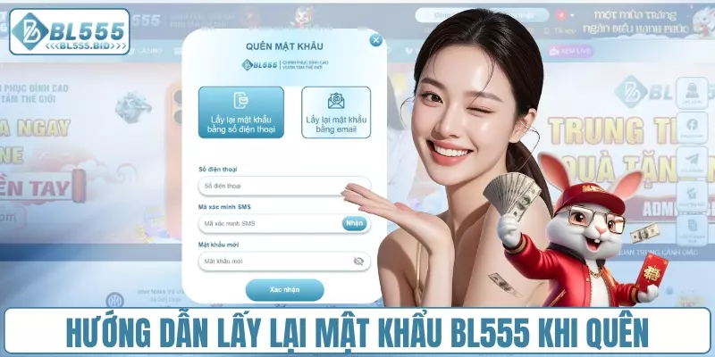 Hướng dẫn lấy lại mật khẩu BL555 khi quên