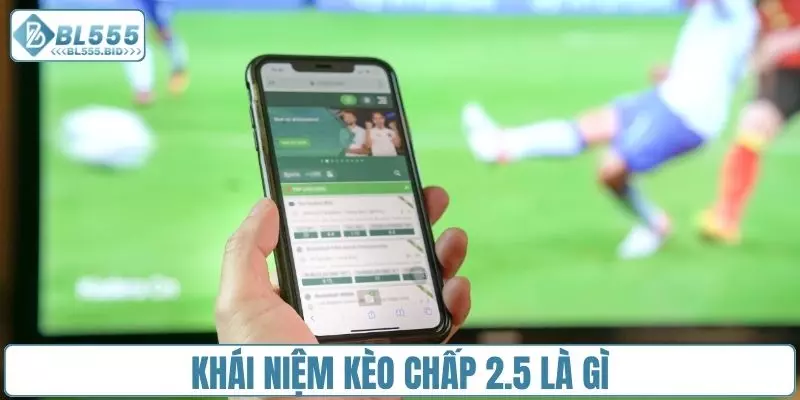 Khái niệm kèo chấp 2.5 là gì người chơi cần nắm