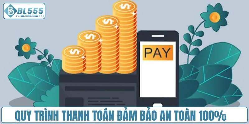 Quy trình thanh toán đảm bảo an toàn 100%