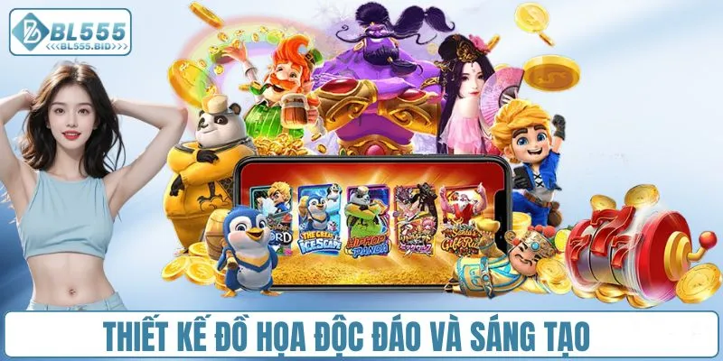Thiết kế đồ họa của Nổ hũ PG độc đáo và sáng tạo 
